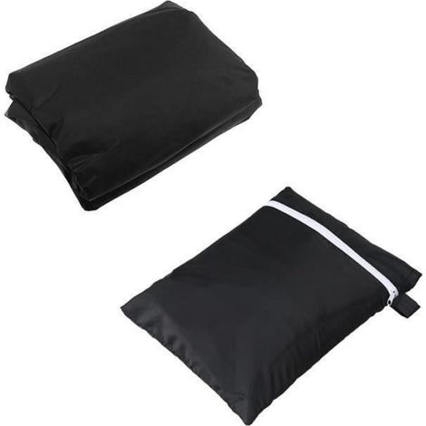 Housse de barbecue - BBQ Cover - Noir - Tissu 210D Oxford - Imperméable - Ajustement personnalisé (1/4)