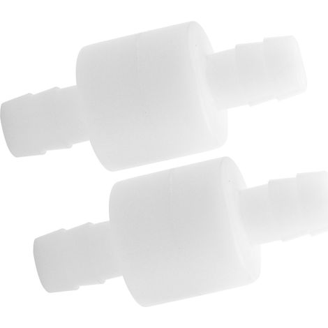 Lot de 2 clapets anti-retour en plastique de 10 mm pour gaz et liquides. (1/5)