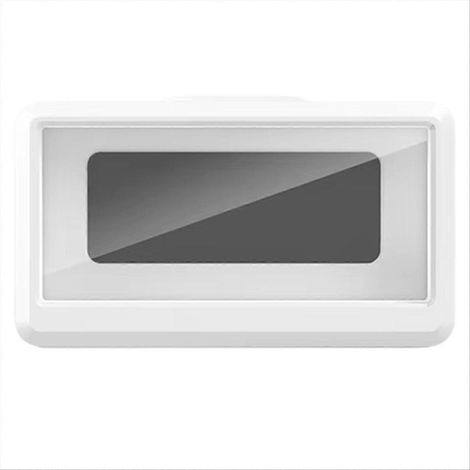Boîtier de rangement étanche pour téléphone portable, mural et pour smartphone tactile, avec fermeture hermétique, blanc. (1/5)