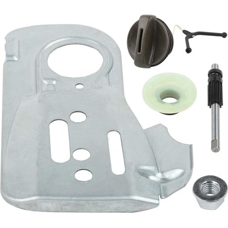 Pompe à Huile Capuchon Plaque de Barre Interne Pignon à Vis Sans Fin Kit pour Husqvarna 445 450 445E 450E Tronçonneuse Pièce de Rechange (1/5)