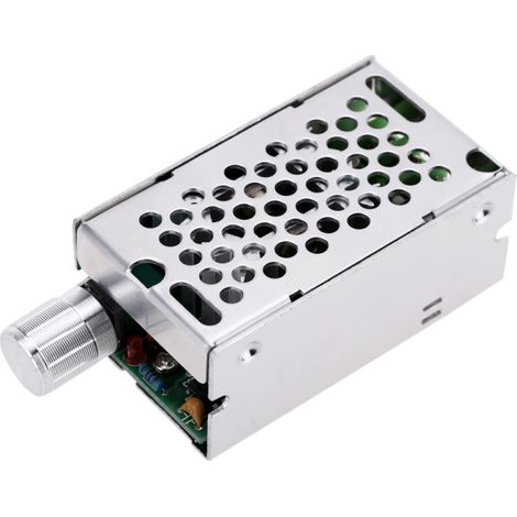 Controlador de velocidad con PWM para motores CC con escobillas, 12 V/24 V/36 V/60 V, 8 A, 400 W, con interruptor de control. (1/5)