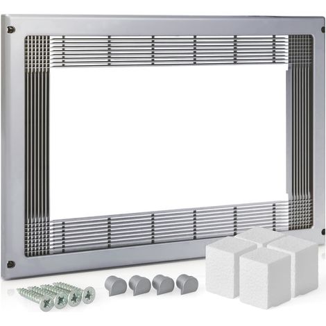 Marco Microondas Abs 60x3x40cm Efecto Inox Autocortable Micel
