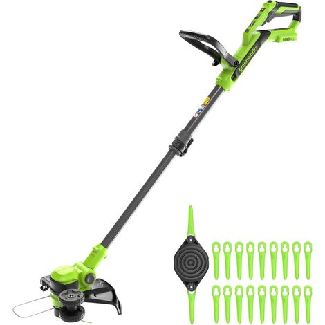 Greenworks ST24B07-01 tondeuse à gazon vert 30 cm coupe