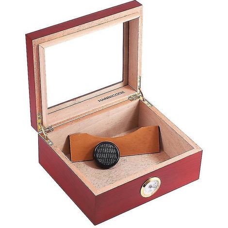 Handgefertigter Zigarrenhumidor aus Holz, Tischzigarrenkiste für 50 Zigarren. (1/3)