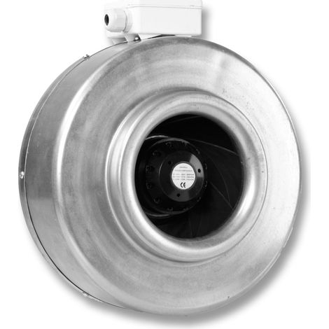 HIT200 di Hydor - Ventilatore centrifugo in linea diam.200mm - 104W - 875m3/h - cod. 003783 - 3 velocità (1/2)