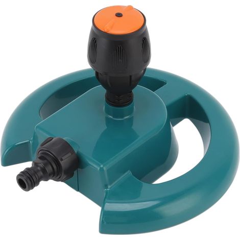 Sollbry Aspersor de jardín giratorio de 360 grados para césped, cobertura de área extensa, sistema de riego automático para jardinería. (1/5)