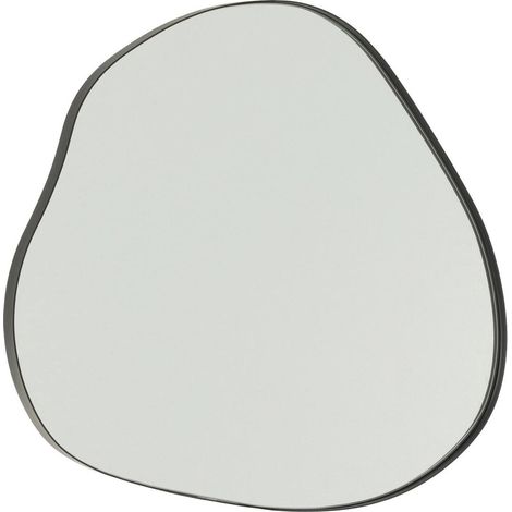 Miroir Mural en Métal "Extrema" 49cm Noir (1/3)
