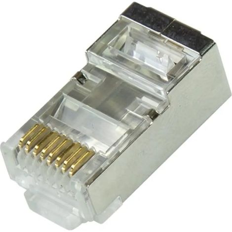 Rj45 Ftp Cat6a Gold Plated Ftp Connector 8p8c Mp0070