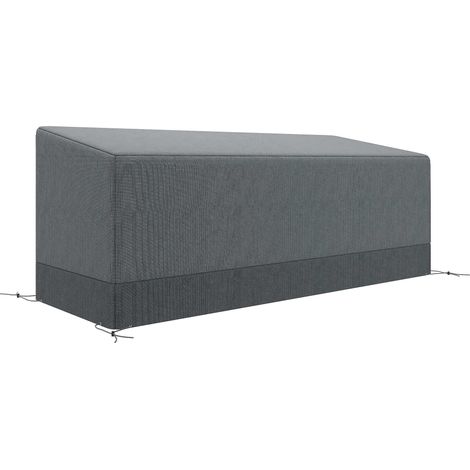 Funda impermeable para muebles de exterior, Oxford 600D, 190,5 x 72 x 76 cm