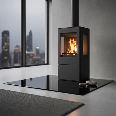 Base de mesa de cristal para chimenea, protector contra chispas, cristal templado de seguridad, cristal transparente, cristal negro para horno, placa de cristal para chimenea, panel de cristal para re