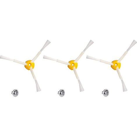Kit d'accessoires de brosses latérales de rechange pour iRobot Roomba Series 500,600,700 i-Robot Roomba Kit de brosses latérales pour aspirateur Roomba (1/5)