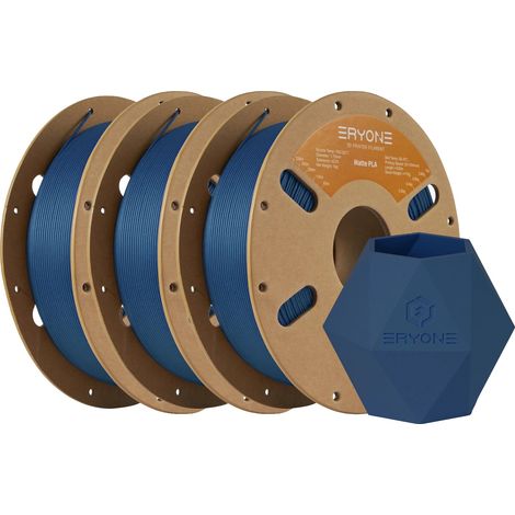 Filamento PLA, diametro 1,75 mm, materiale di alta qualità, blu navy - 3 kg (1/2)