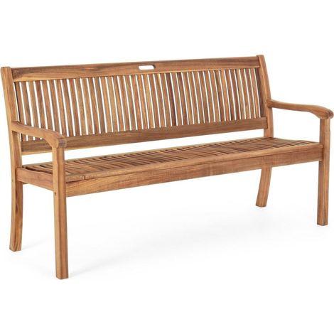 Noemi 3-Sitzer Bank aus Akazienholz 158x60x88 (1/5)