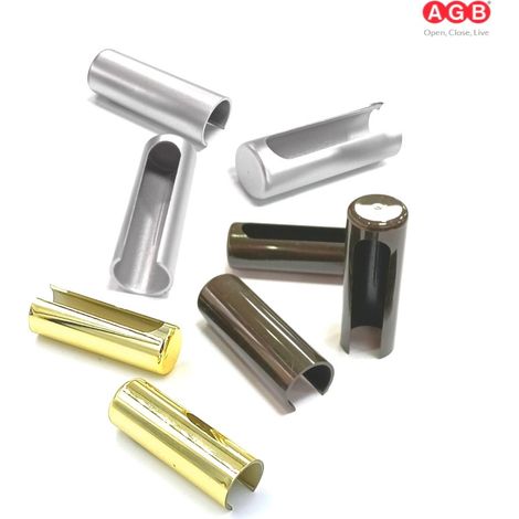 CAPPUCCIO PER CERNIERA ANUBA AGB 3D DIAM. 14 MM COLORE OTTONE LUCIDO