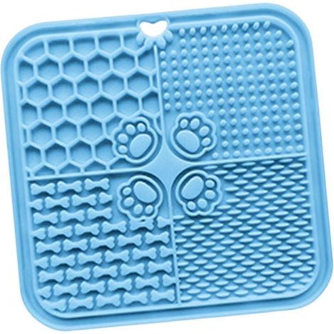 Tapis à lécher pour chien, jouet interactif anti-étouffement pour nourrir les chats, jeux de réflexion pour chiens, distributeur de friandises, jouet d'entraînement pour chiens avec mangeoire lente-li