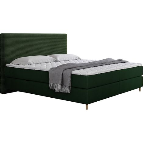 Cama continental ComfiDream Miraara, Poso 14 + Kronos 14, Continental, Doble, 140x200, Tapiz, Somieres, 148x209x118cm