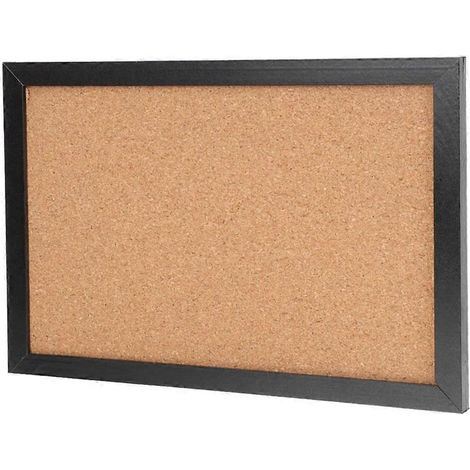 Tableau d'affichage, tableau de messages pour la maison, cadre décoratif pour tableau d'affichage, accessoire de bureau-40X30CM-Black