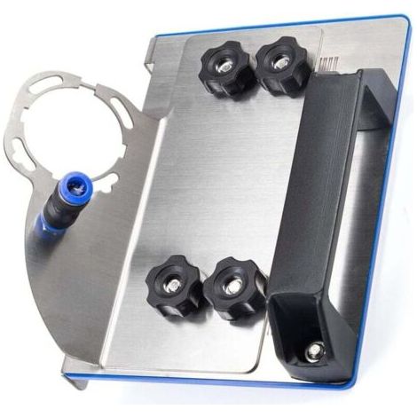 Support angolare smerigliatrice 45° per il taglio di piastrelle con cuscinetti antiscivolo, instrument per il taglio di piastrelle e pietre, instrument per smerigliatrice angolare type 100 (1/2)