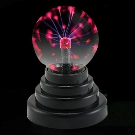 Lampe plasma boule magique de 7,6 cm avec capteur tactile pour fêtes, décorations et maison (1/4)