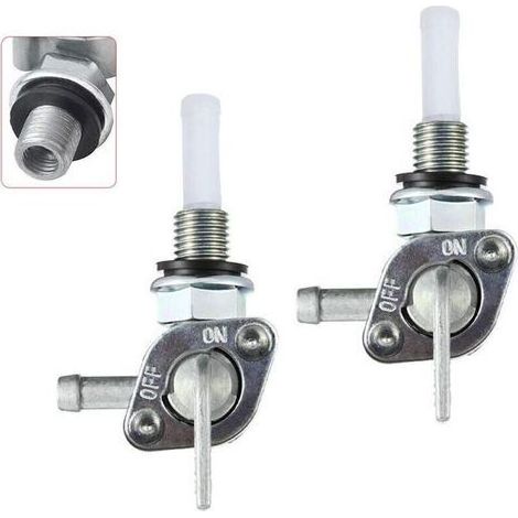 pair Lot de 2 M10 x 1.25 Robinet de Réservoir d'Essence groupe électrogène à essence, Pompe à Essence Valve de Commutateur de Carburant de Réservoir de Gaz 950 (1/4)