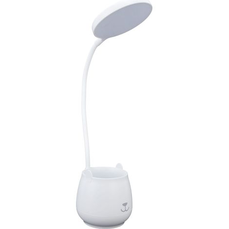Lampe de bureau LED flexible en plastique avec porte-stylo pour éclairage de table 5V (1/5)