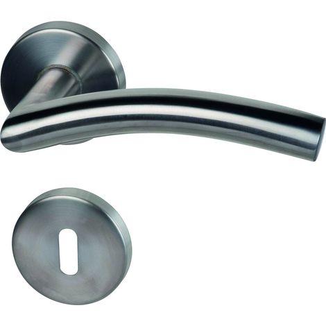 en acier inoxydable avec bloque-porte pour chambre poignée de porte acier inoxydable, 32857253