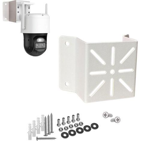 [JAMAIS UTILISÉ] Support mural d'angle pour caméra IP WiFi, support en métal massif pour caméras de sécurité, compatible avec les caméras Dome (1/4)