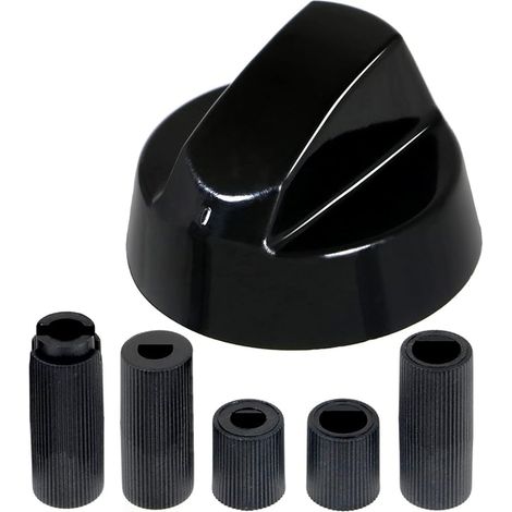 Boutons de commande pour barbecue, grill, fumoir, four à pizza et détendeur de gaz noir (1/3)