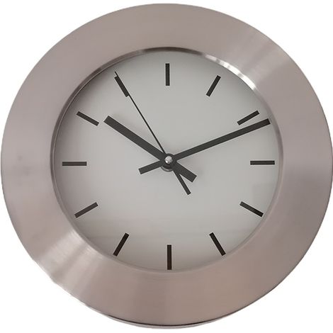 Orologio da parete in acciaio a muro da cucina ufficio salone new d 25 moderno forma particolare (1/5)