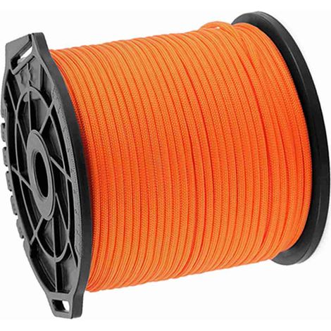 Bobine multifonctionnelle d'extérieur, corde en paracorde 9 brins, épaisseur 4 mm, corde à linge, corde à vent pour tente, corde d'escalade (1/4)