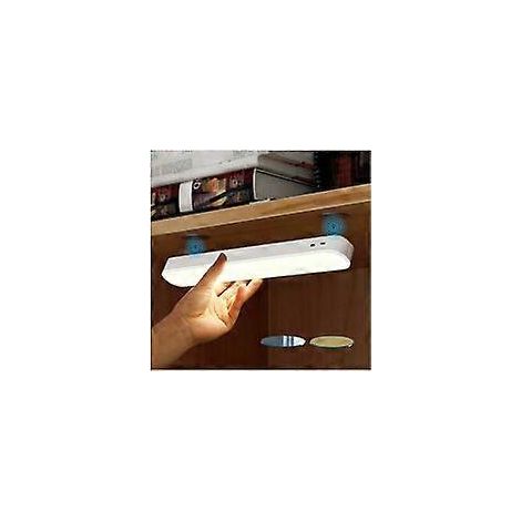 Éclairage LED pour placard, éclairage sous meuble à intensité variable, lampes adhésives sans fil, barre lumineuse magnétique avec batterie rechargeable (1/5)