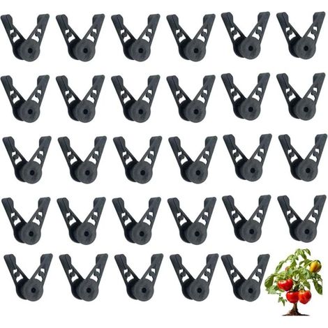 30-Piece Plant Bender Set, 360-Degree Plant Bender Clips, Plant Bending Clamps, Plastic Plant Bend and Change Clips, for Flowers and Fruit Trees (1/5)