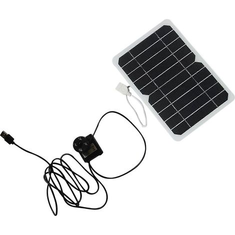 Pompe solaire pour fontaine en silicium monocristallin 5W, 6 modes de jet d'eau, convient aux bains d'oiseaux, bassins, jeux d'eau de jardin, plusieurs couleurs disponibles. (1/5)