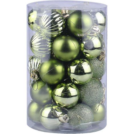 34 bolas de decoración para árbol de Navidad de 4 cm (1/2)