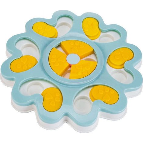 Distributeur De Friandises Pour Chien - Jeu Puzzle Alimentaire - Bol Interactif Pour Chiots Et Chiens - Diamètre 25 Cm Hauteur 3 Cm - 1 Pièce (1/2)
