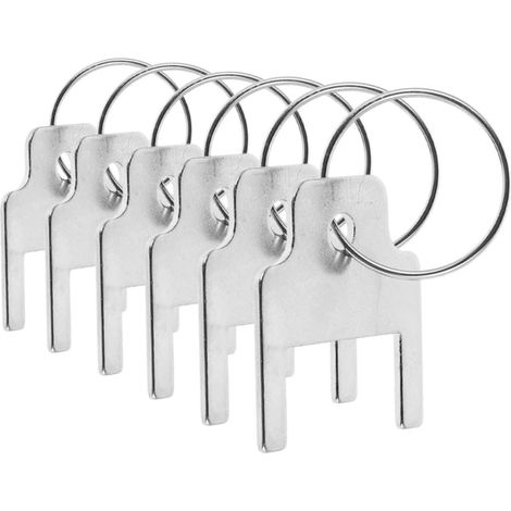 pour distributeur de papier essuie mains 6 pi ces en acier (1/5)
