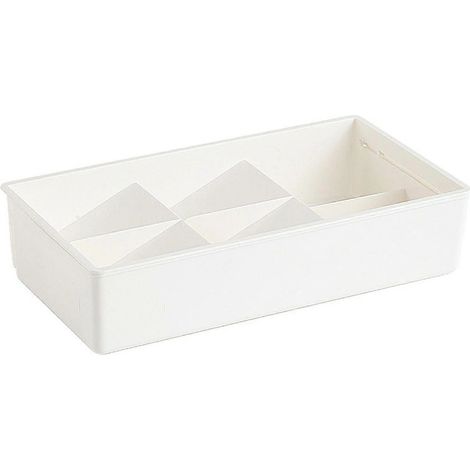 Organisateur de tiroir coulissant Kaesi, tiroir réglable pour ustensiles et couverts de cuisine avec séparateurs amovibles, boîte de rangement multifonctionnelle pour la maison et la salle de bain (1/5)