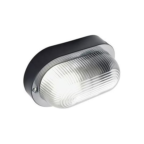 Deckenleuchte aus Kunstharz Echo Oval Black Line (1/2)