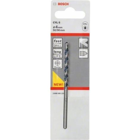 bosch broca hormigon cyl-5 longlife 4x 50x 90 mm 2 608 588 138