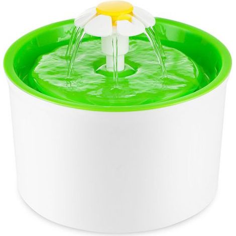 Distributeur d\'eau - TD® - 19x16 cm - Filtration charbon actif - 1,6 L - Pour chats et chiens