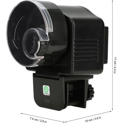Distributeur automatique compact de nourriture pour poissons d'aquarium. (1/5)
