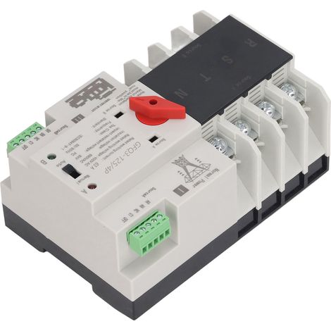 Automatischer 4P 63A 400V AC-Umschalter, Dual-Power-PC-Schnellumschaltung, für Haushalt und Fabrik. (1/5)
