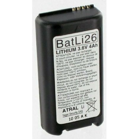 Batteria Al Litio (3,6V -4Ah) ( Astral Cod. Batli26 ) (1/3)