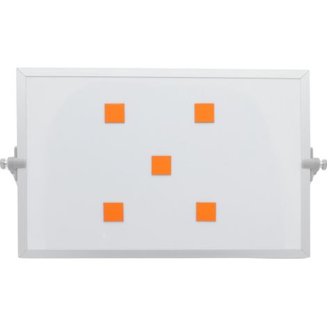 Symbole magnétique Carré 2x2 cm orange