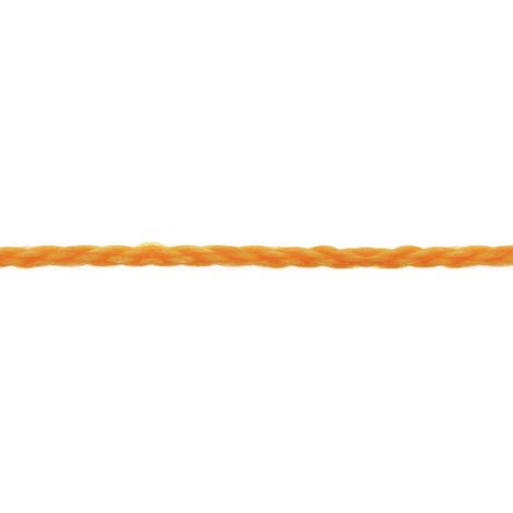 Corda in polipropilene ropilene arancio diametro 6 mt 10 - masidef (1/2)