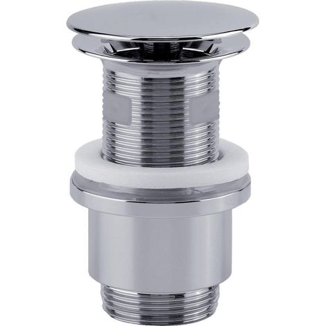 Bonde universelle lavabo DIGICLIC clapet laiton chromé h 100 MM recoupable VALENTIN 12490000000