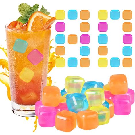 Wiederverwendbare Eiswürfel für Getränke, 80-teiliges Set, waschbar und gefriergeeignet  Eiswürfel-Set für Whisky, Wodka, Kaffee, Wein, Cocktails, Partys, Bars und den Heimgebrauch (1/5)