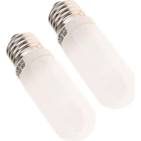 2pcs 250W 220-240V E27 (vis Edison Standard) Ampoule halogène dépolie, Ampoule de modélisation de Remplacement pour éclairage stroboscopique Studio Photo (1/5)