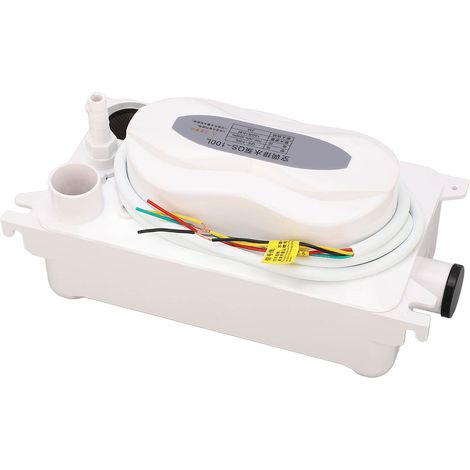 Pompe de vidange pour climatisation, pompe d'évacuation des condensats avec réservoir de stockage de 600 ml, 110-240 V CA, débit de 100 l/h. (1/5)