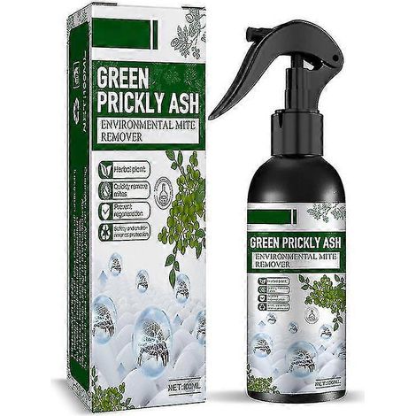 Spray anti-acariens 100 ml, éliminateur de punaises de lit, assainissant l'intérieur et protégeant l'environnement, nettoyant pour animaux et allergies (1/4)